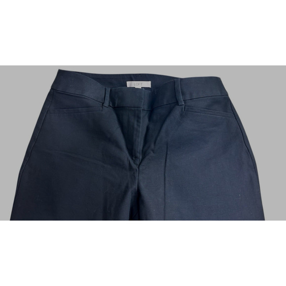 LOFT Julie The Riviera Black Pant Sz 10 Petite Straight Leg 22" Inseam Career - Picture 4 of 7